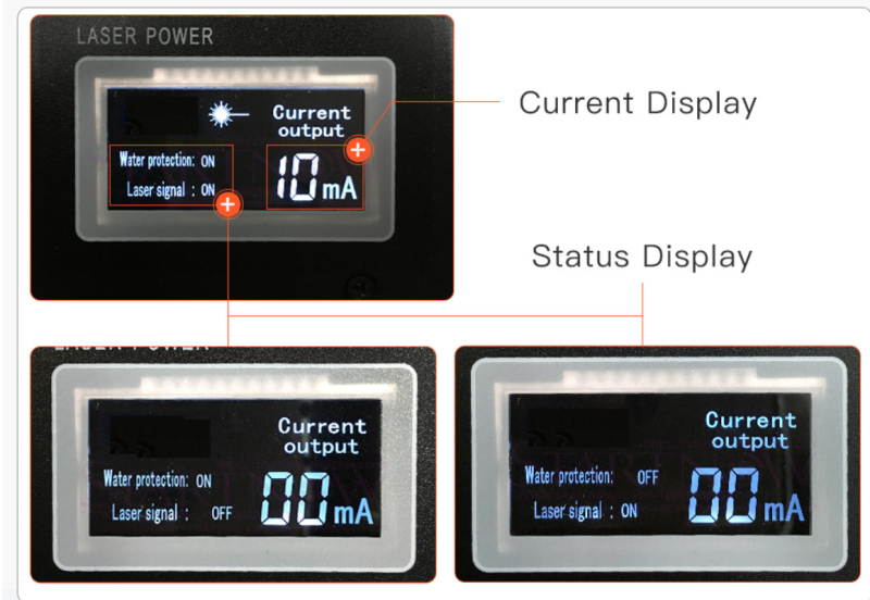 CO2 Laser Power Supply H Series For 40W 50W 60W 80W 100W 150W CO2 Laser Tube