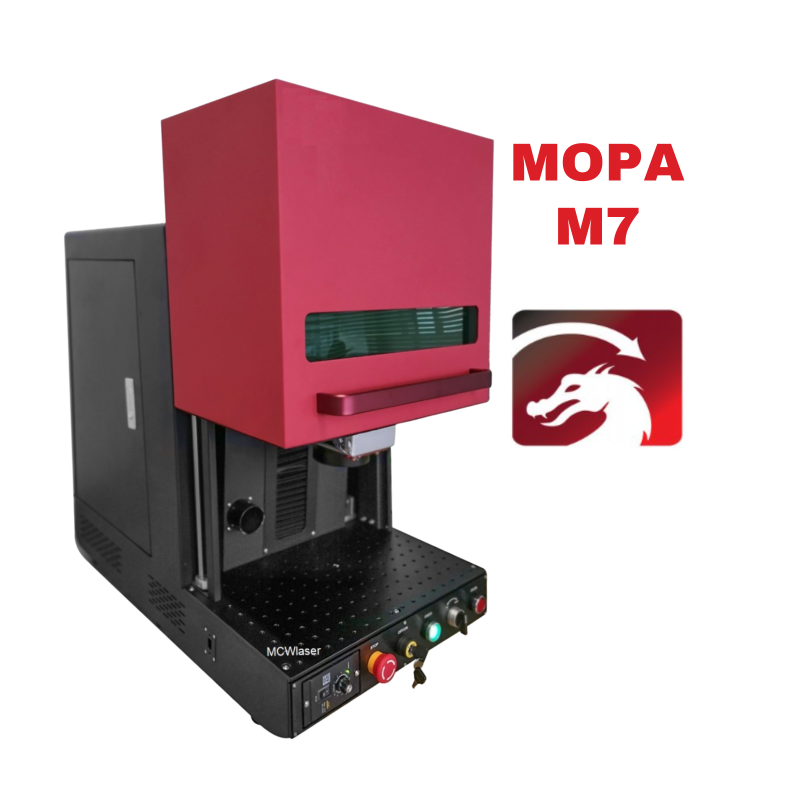 MCWlaser 30W/60W/80W/100W MOPA JPT M7 Fiber Laser Engraver Marking Machine Enclosed Type B