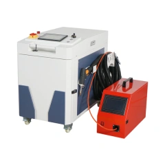 MCWlaser 1000W/1500W/2000W Handheld Laser Welding Machine Continuous Fiber Laser Welder with Auto Wire Feeder and Cooling System for Metal Welding 220V 50/60Hz - White