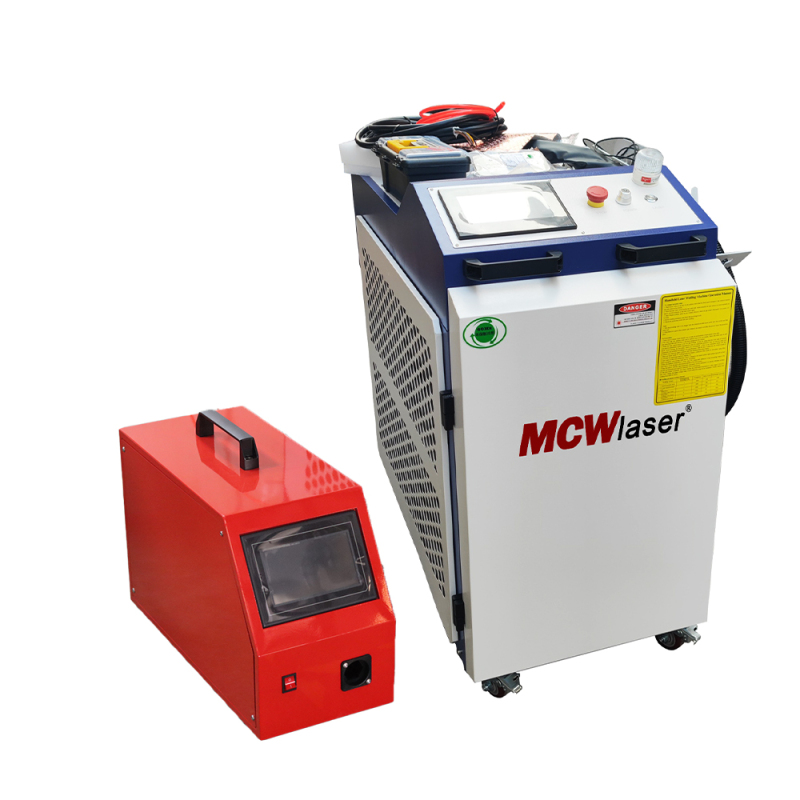 MCWlaser 3000W Handheld Laser Welding Machine Continuous 1080nm Fiber Laser Welder with Cooling System for Metal Welding 380V