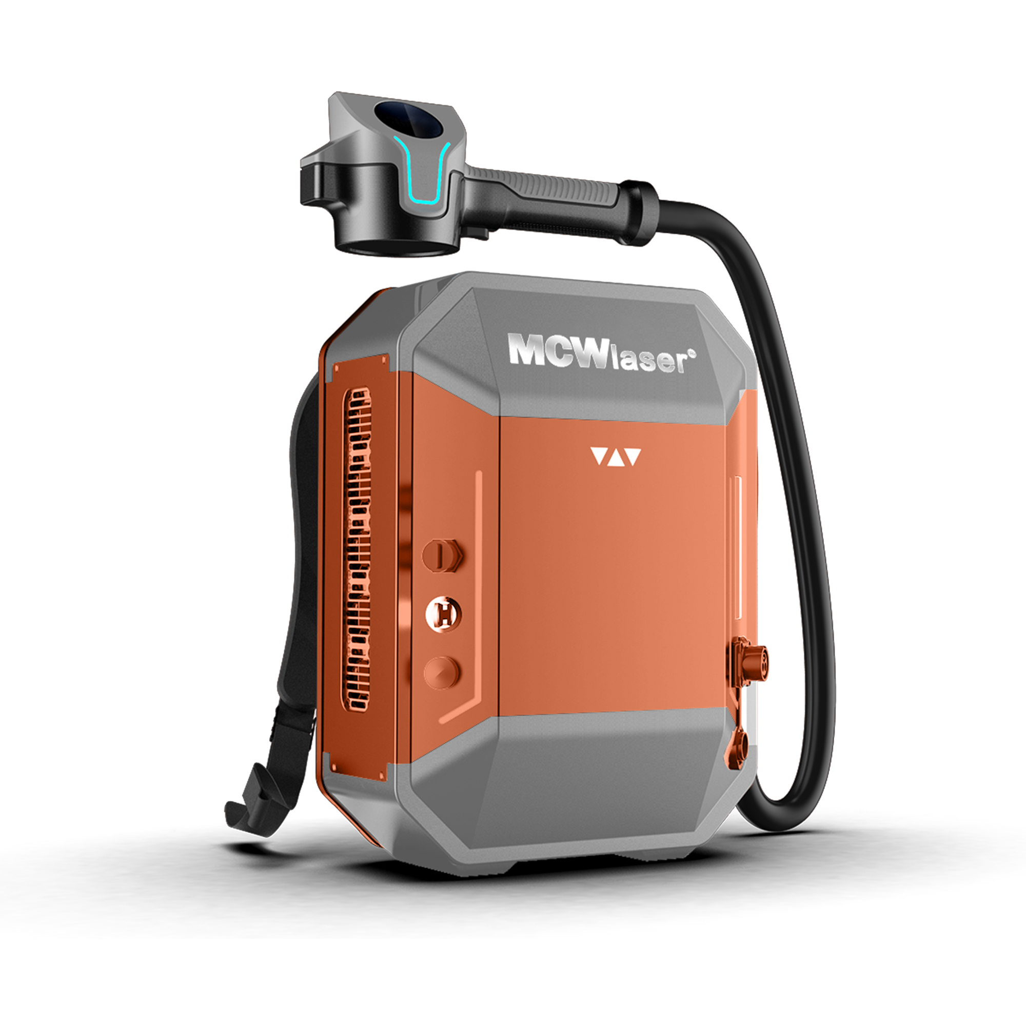 MCWlaser Pulsed Laser Cleaning Machine 100W Portable Laser Rust Removal Cleaner for Metal Laser Paint Removal Backpack Design