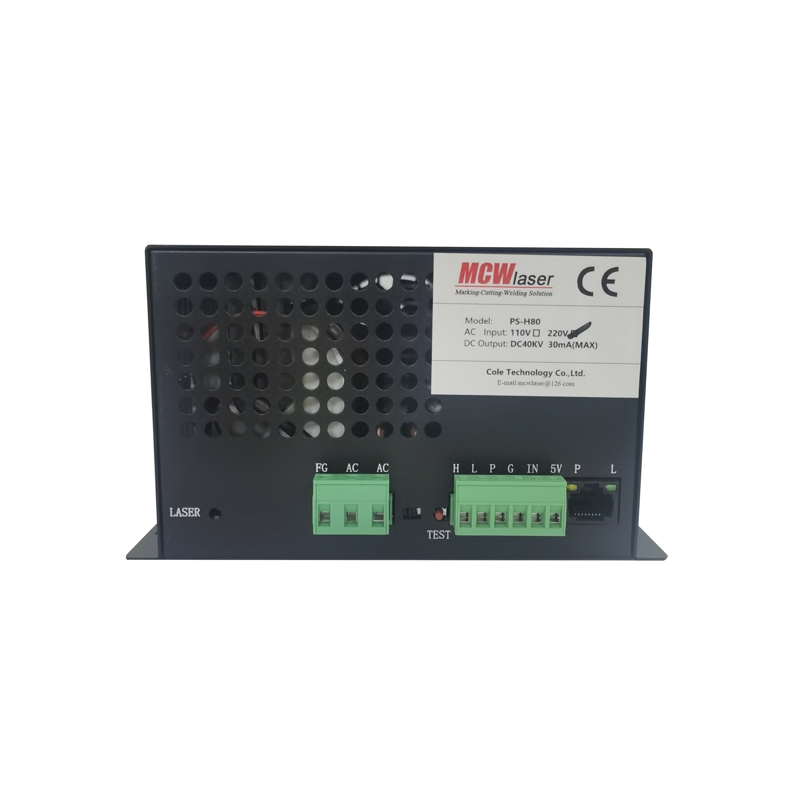 CO2 Laser Power Supply H Series For 40W 50W 60W 80W 100W 150W CO2 Laser Tube