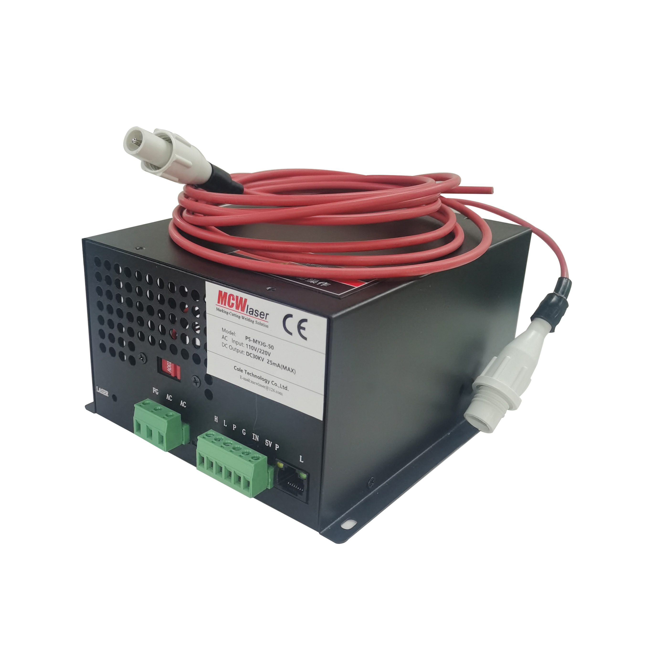 MYJG Series CO2 Laser Power Supply For 40W 50W 60W 80W CO2 Laser Engraver & Laser Tube