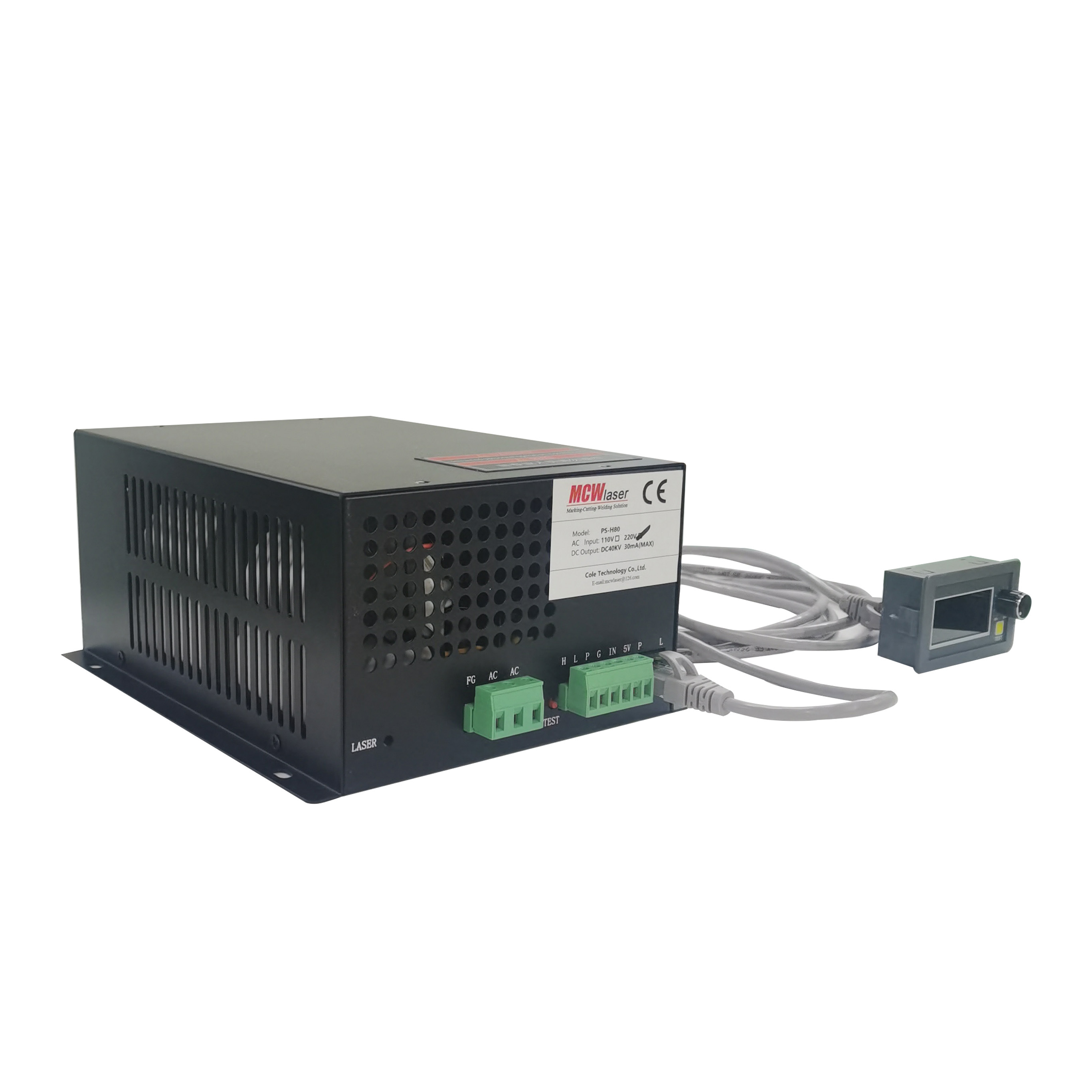 CO2 Laser Power Supply H Series For 40W 50W 60W 80W 100W 150W CO2 Laser Tube