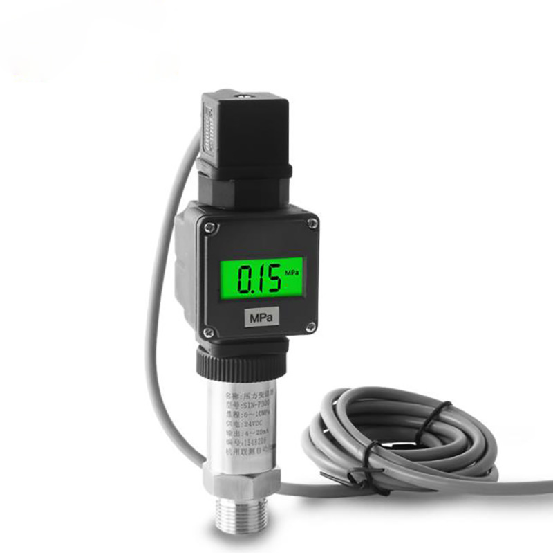 Digital Display Pressure Transmitter Water Oil Hydraulic Pressure Gauge