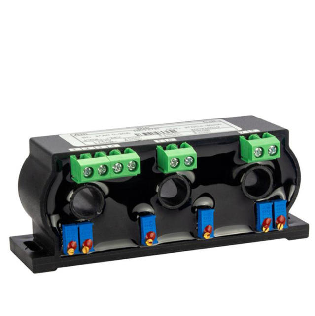 Perforated Threephase AC Current Transmitter AC5A100A to 420mA 010V
