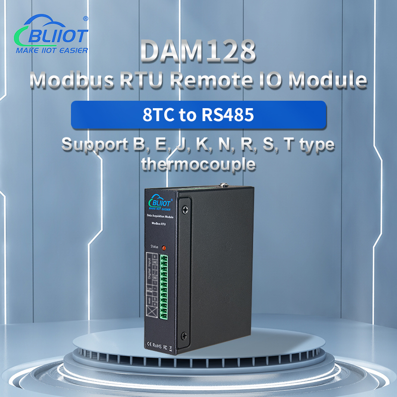 RS485 Modbus IO Module Thermocouple Data Logger