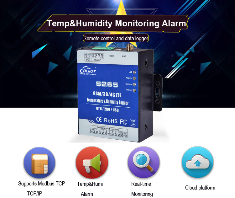 Remote Temperature and Humidity Monitoring with Email, SMS and phone call  alert