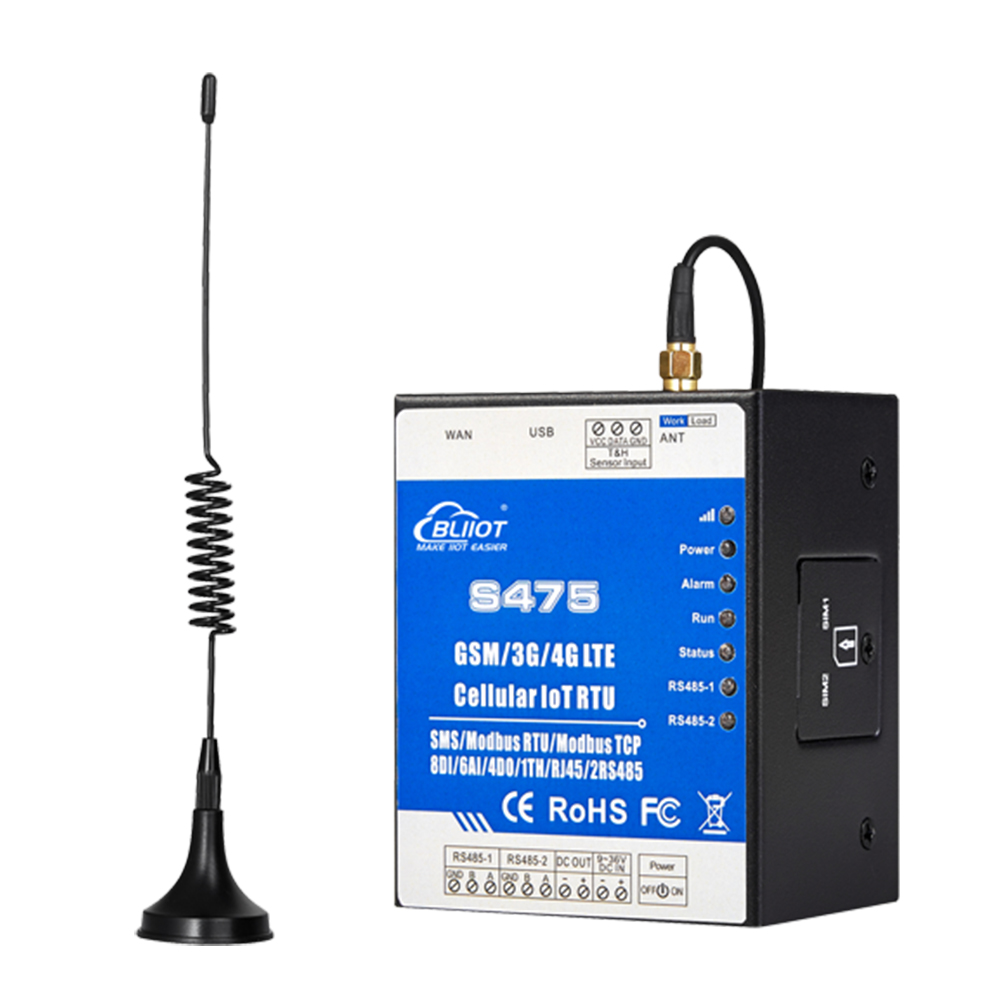 Battery Operated Modbus Temperature Sensor with Probe Thermometer Wireless  Temperature Monitor+RS485 Receiver Connecting to PLC