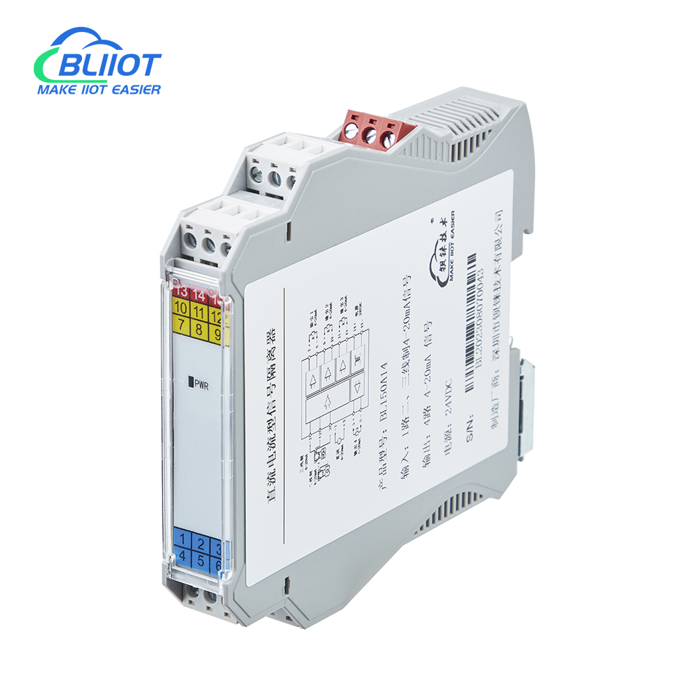 Industrial RTD Signal Isolator Input signal pt100 Output signal 4~20mA  Isolation Module DC Voltage Signal Isolator Voltage Current Transmitter