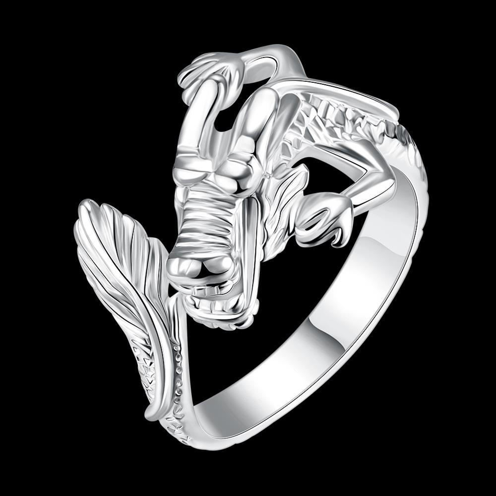 Special offer 925 Stamp Silver color Ring For men woman fine Domineering Dragon ring Fashion Party Christmas Gifts Jewelry