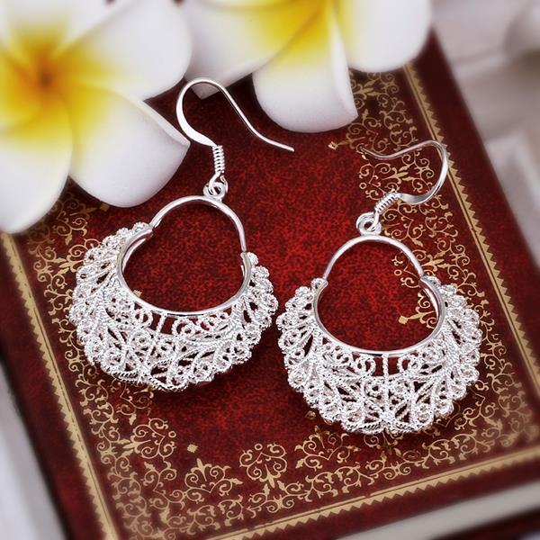Original fashion 925 Stamp Silver color Retro earrings for women luxury party wedding accessories designer Jewelry Gifts