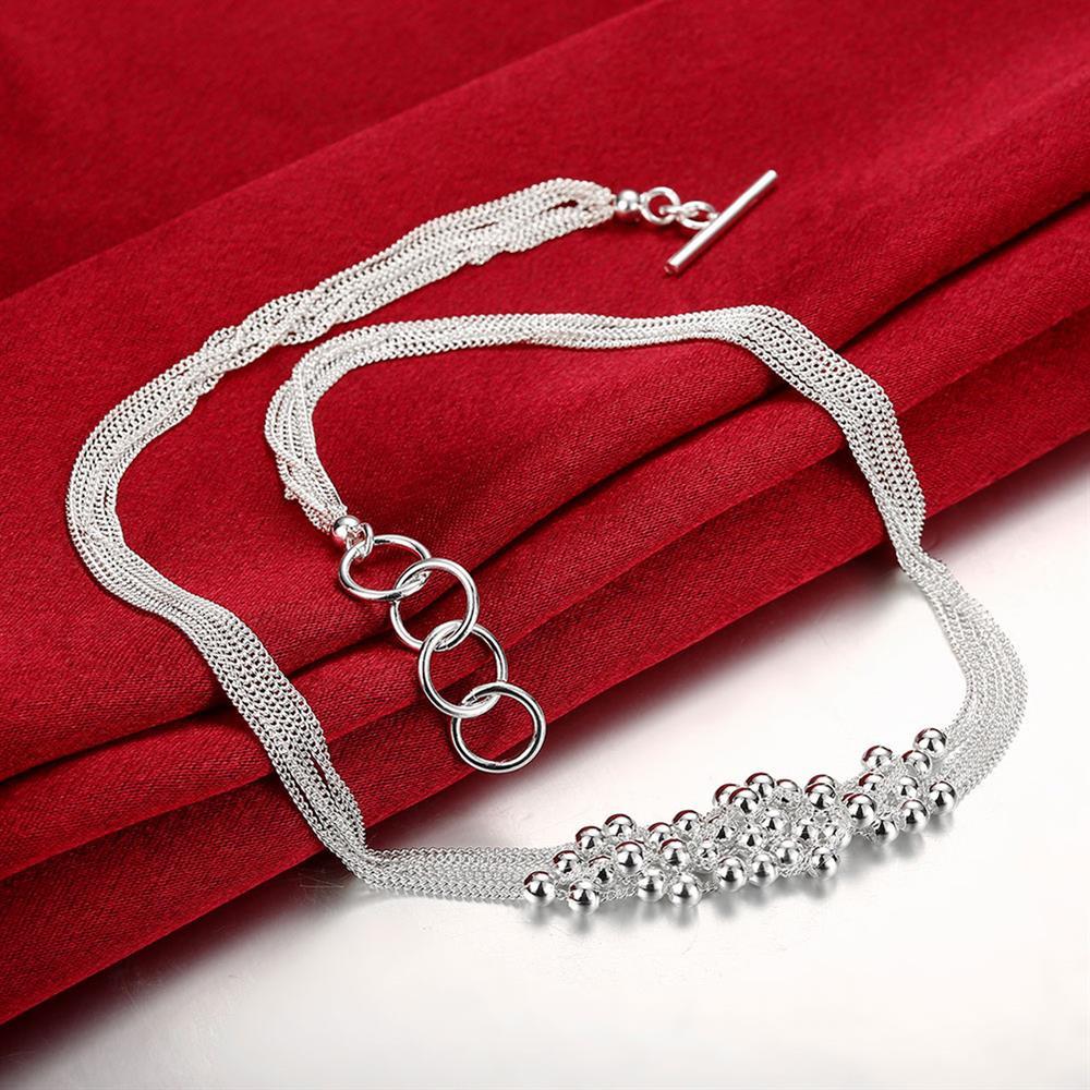 Factory direct 925 Stamp Silver color Grape beads Bracelets necklaces earrings Jewelry set for women Fashion Party Gifts