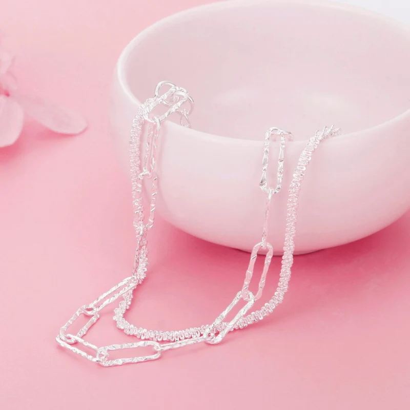 Hot 925 Stamp silver elegant bracelets necklaces for women fashion designer party wedding engagement Jewelry sets birthday gifts