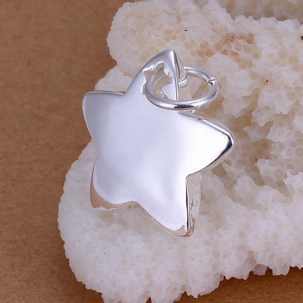 New Popular brands 925 Stamp Silver color Pretty star pendant Necklace For Women fashion Wedding party designer Jewelry gifts