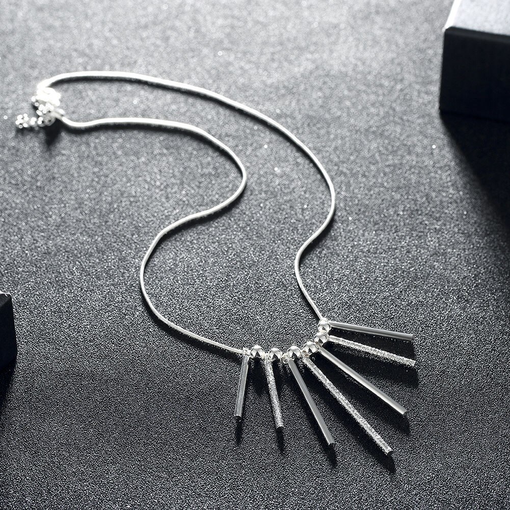 Special offer 925 Stamp Silver color Jewelry sets fine classic earring stud necklace for women Fashion Party wedding Gift