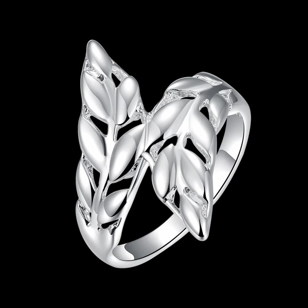 Factory direct high quality Jewelry Pastoral 925 Silver Rings For Women adjustable Fashion elegant Wedding Party student gifts