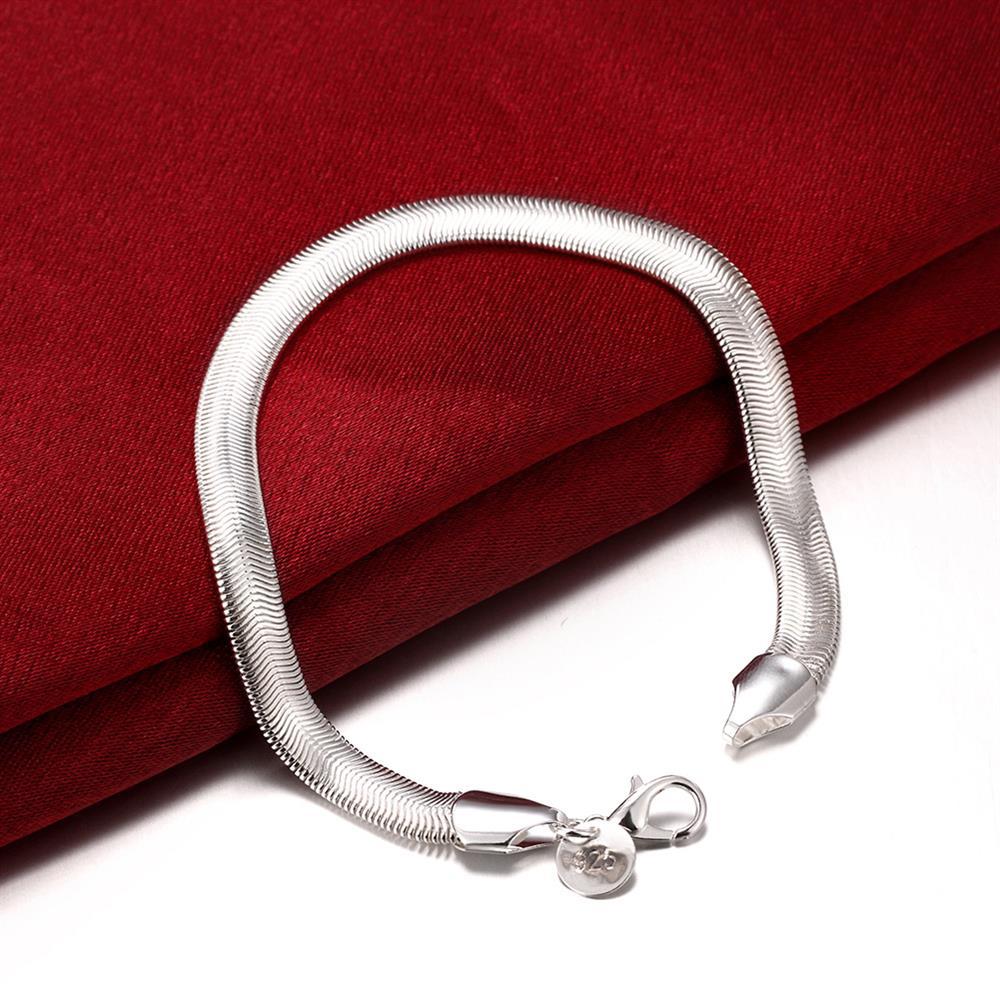 Factory direct New 18K gold 925 Stamp Silver color Bracelets for Women men 6MM soft snake bone Chain Fashion Wedding Jewelry