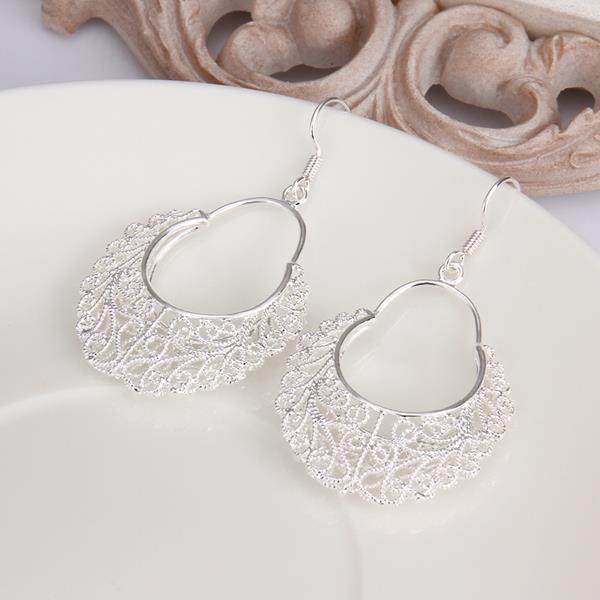 Original fashion 925 Stamp Silver color Retro earrings for women luxury party wedding accessories designer Jewelry Gifts