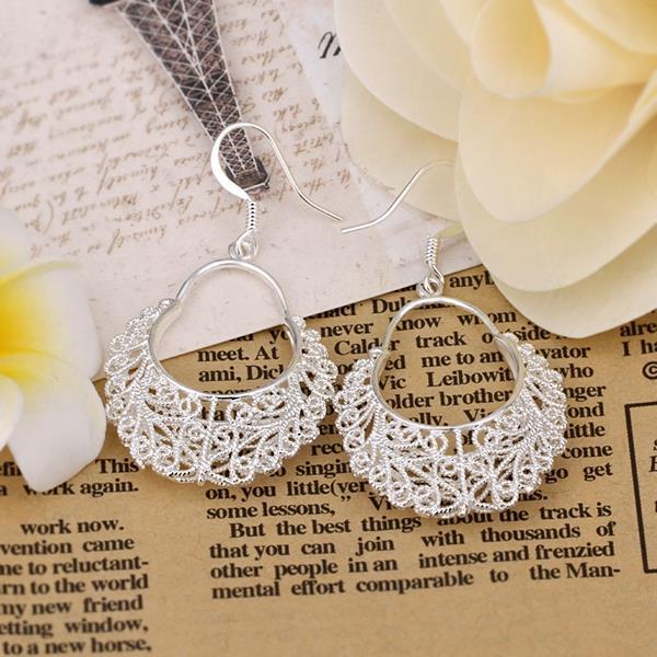 Original fashion 925 Stamp Silver color Retro earrings for women luxury party wedding accessories designer Jewelry Gifts