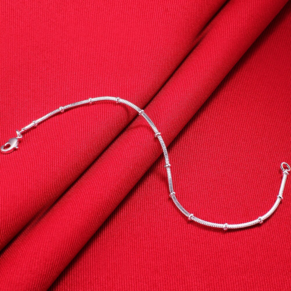 Factory direct fashion 925 Stamp Silver color Bracelet for woman elegant simple snake chain Luxury jewelry Wedding party gifts