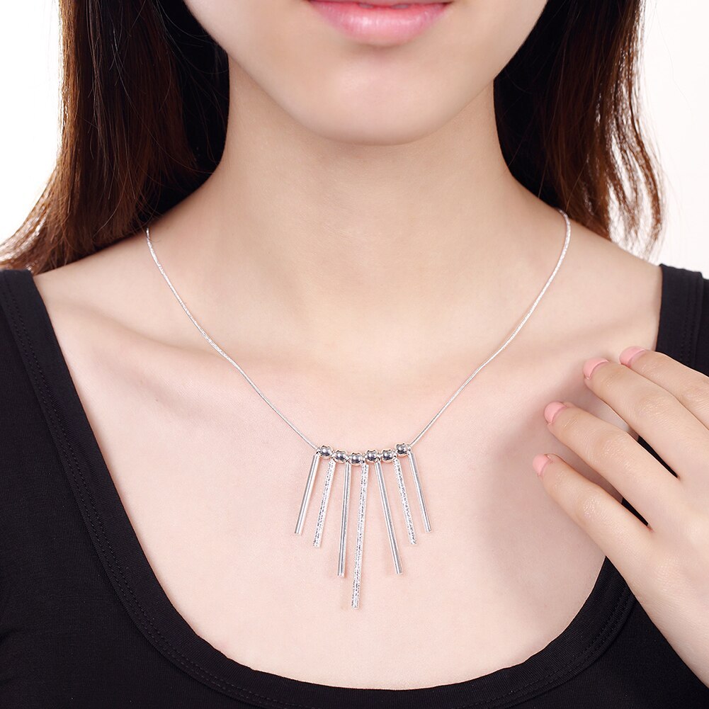 Special offer 925 Stamp Silver color Jewelry sets fine classic earring stud necklace for women Fashion Party wedding Gift