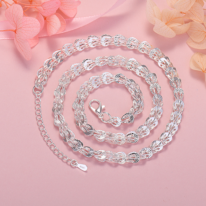 STAMPED 925 , HOT SALE women necklace  45cm