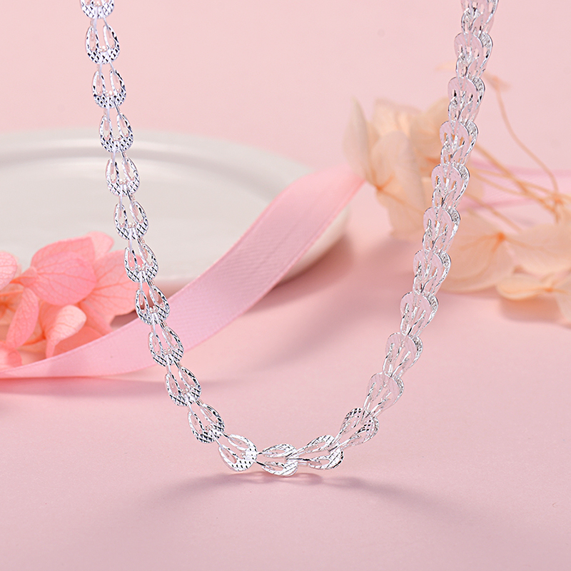 STAMPED 925 , HOT SALE women necklace  45cm