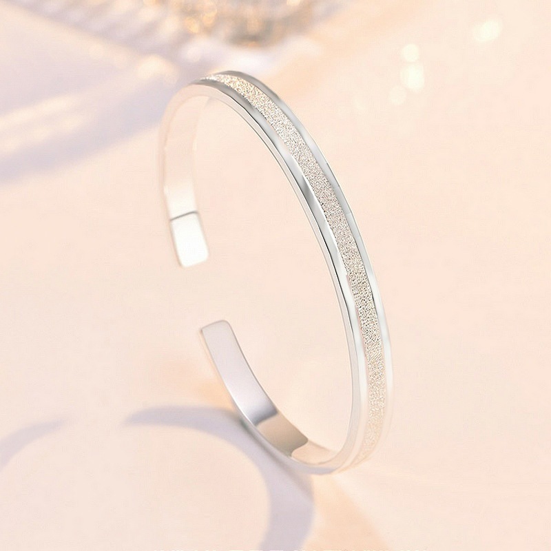 LB030 stamped 999 , silver open cute bangle for women lady gift wedding