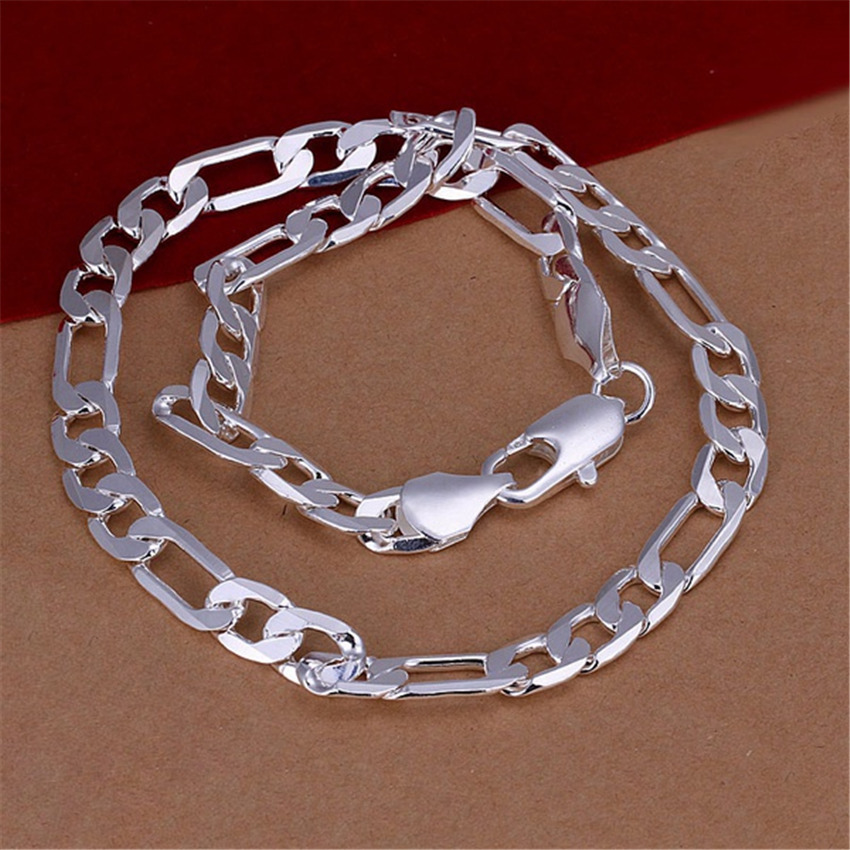 N051  10MM CHAIN 925 Sterling Silver Necklace for men's 20/24 Inches Classic Chain Luxury Jewelry Wedding Christmas gifts