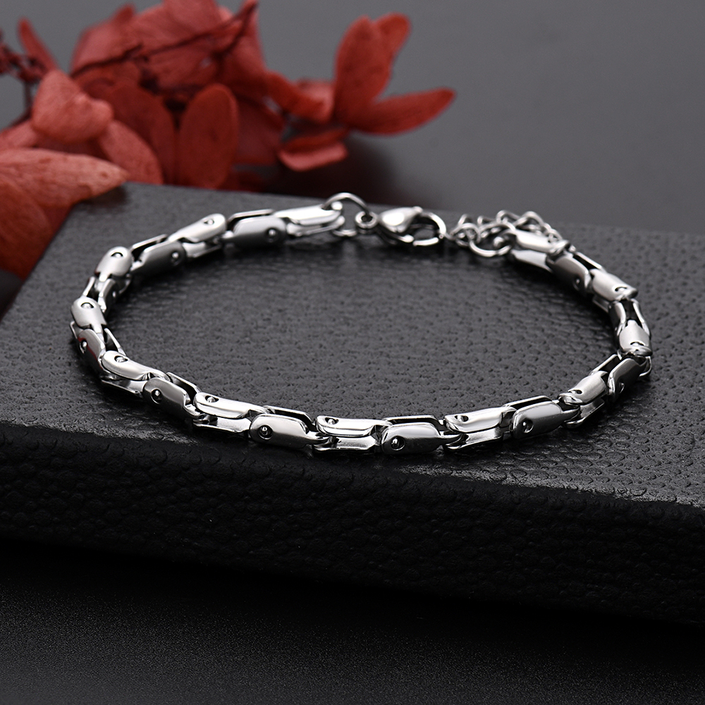 G07  18k  gold color for men women lady 18+4cm chain bracelet  chain  Top Quality Does not fade,   This is not logo , not stamped
