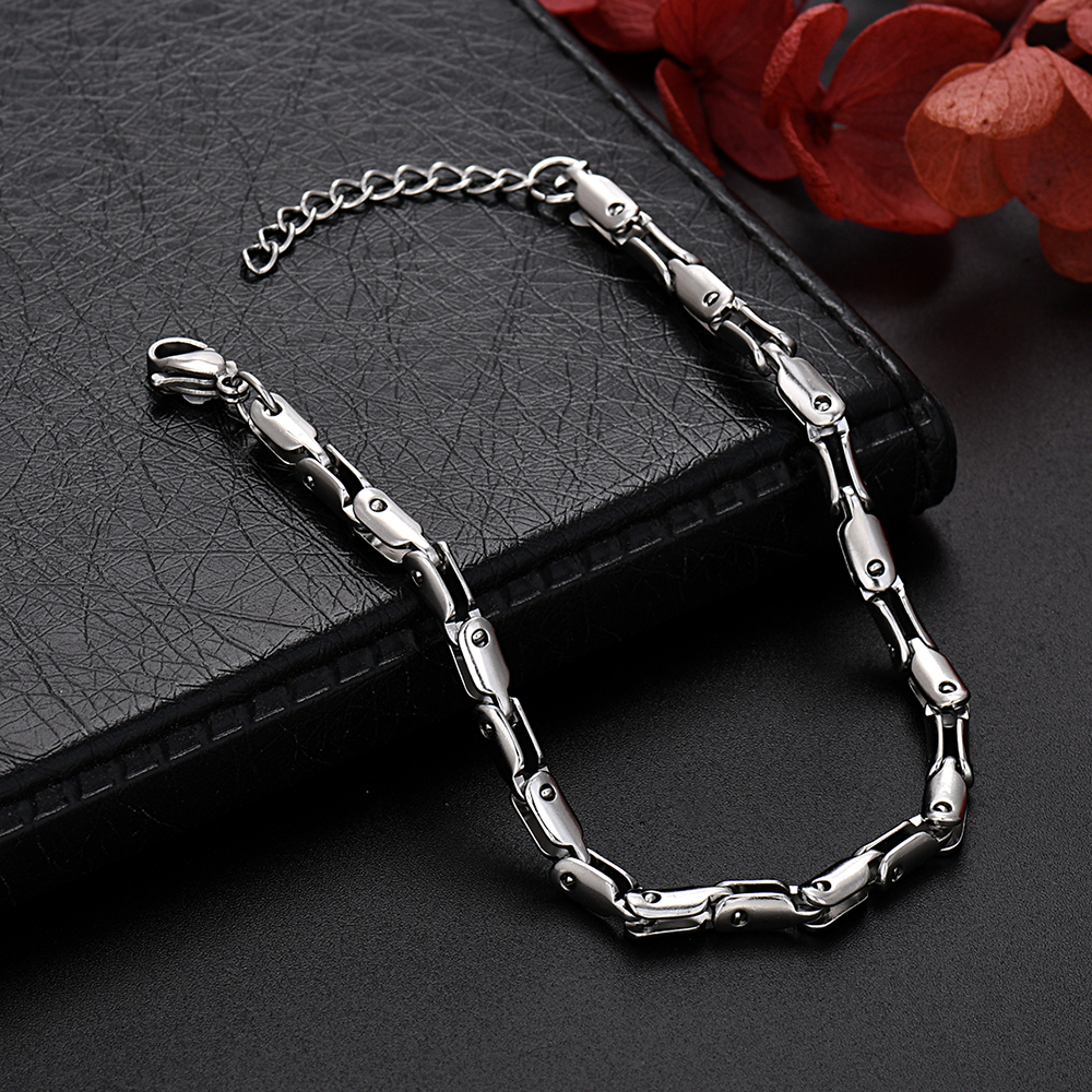 G07  18k  gold color for men women lady 18+4cm chain bracelet  chain  Top Quality Does not fade,   This is not logo , not stamped