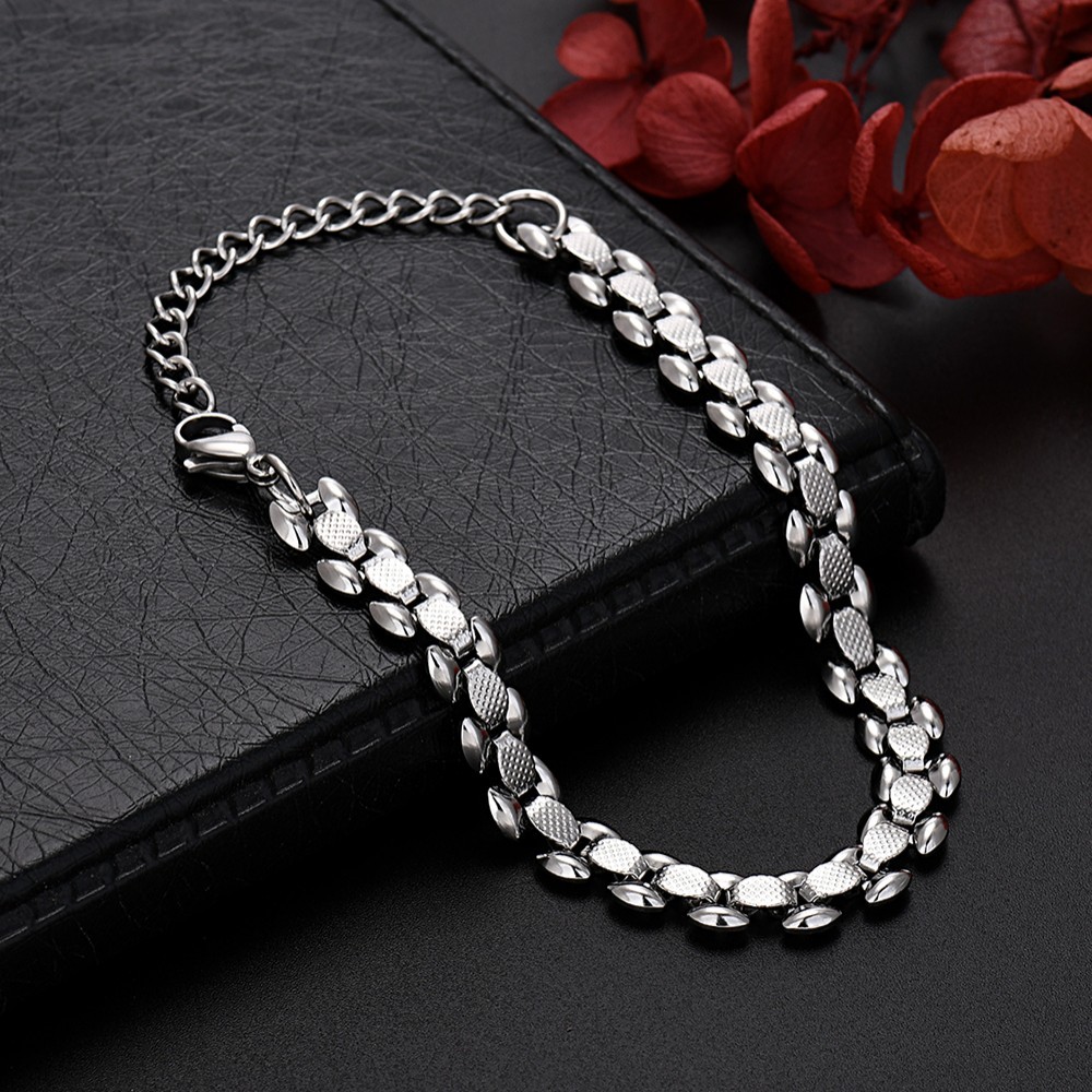 G09  18k  gold color for men women lady 18+4cm chain bracelet  chain  Top Quality Does not fade,   This is not logo , not stamped