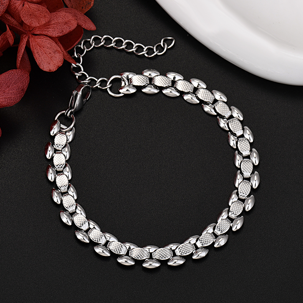 G09  18k  gold color for men women lady 18+4cm chain bracelet  chain  Top Quality Does not fade,   This is not logo , not stamped