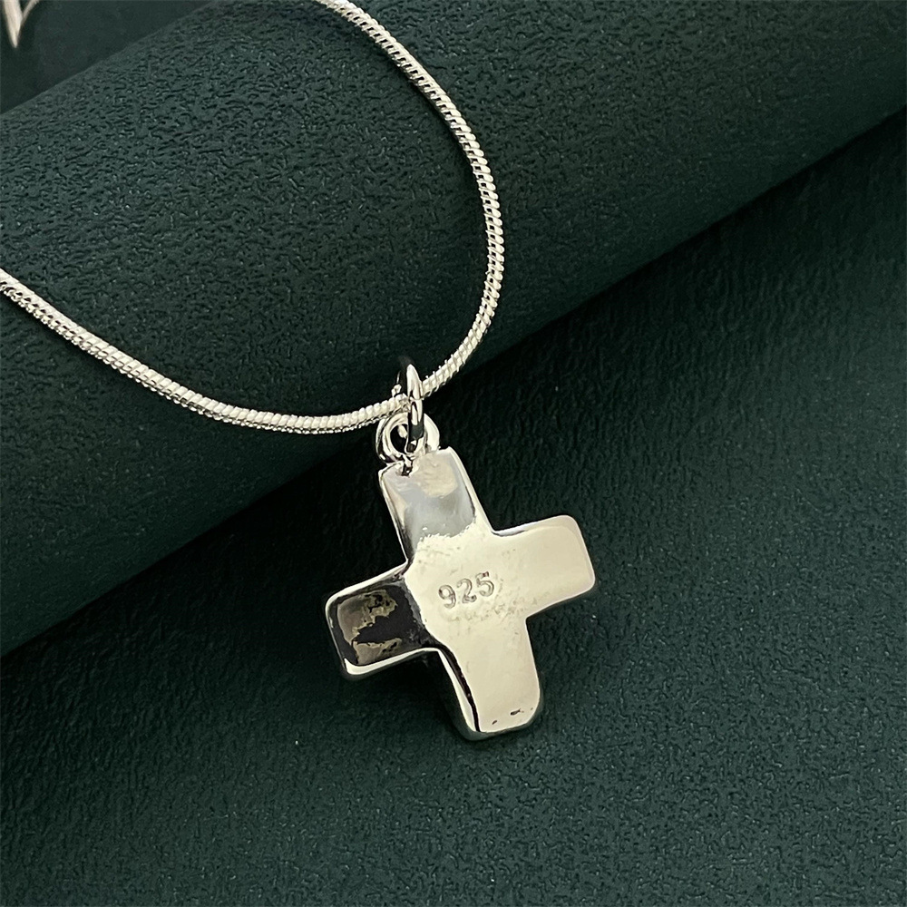 P008 Hot classic 925 Stamp Silver color Necklaces for woman men Jewelry 16-24 Inches fine chain fashion high quality Gifts