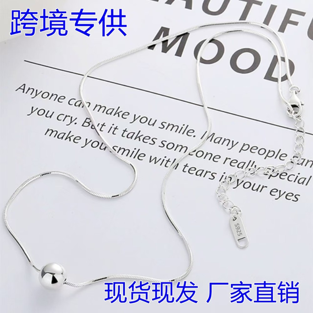 N041   STAMPED 925 , HOT SALE women necklace  45cm