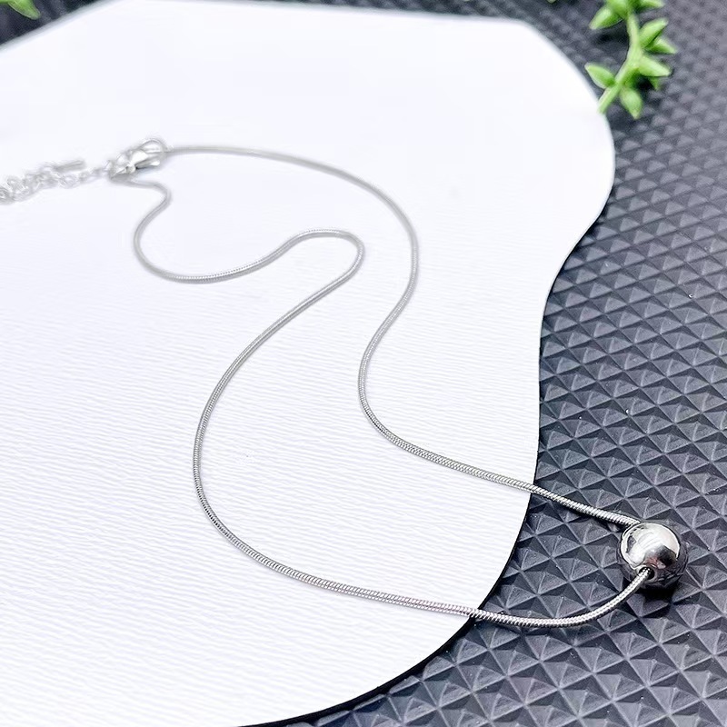 N041   STAMPED 925 , HOT SALE women necklace  45cm