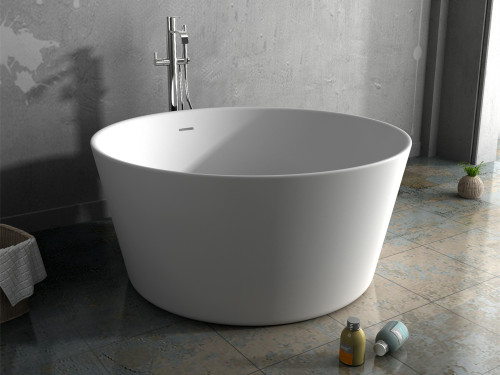 Circular Solid Surface Freestanding Bathtub LI9826
