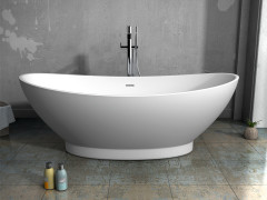 Modern Solid Surface Soaking Freestanding Bathtub LI9820