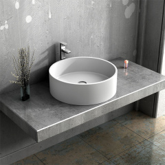 Acrylic Bathroom Manufacturer Solid Surface Countertop Wash Basin LI9261