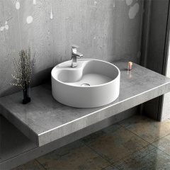 Acrylic Bathroom Manufacturer Solid Surface Countertop Wash Basin LI9262