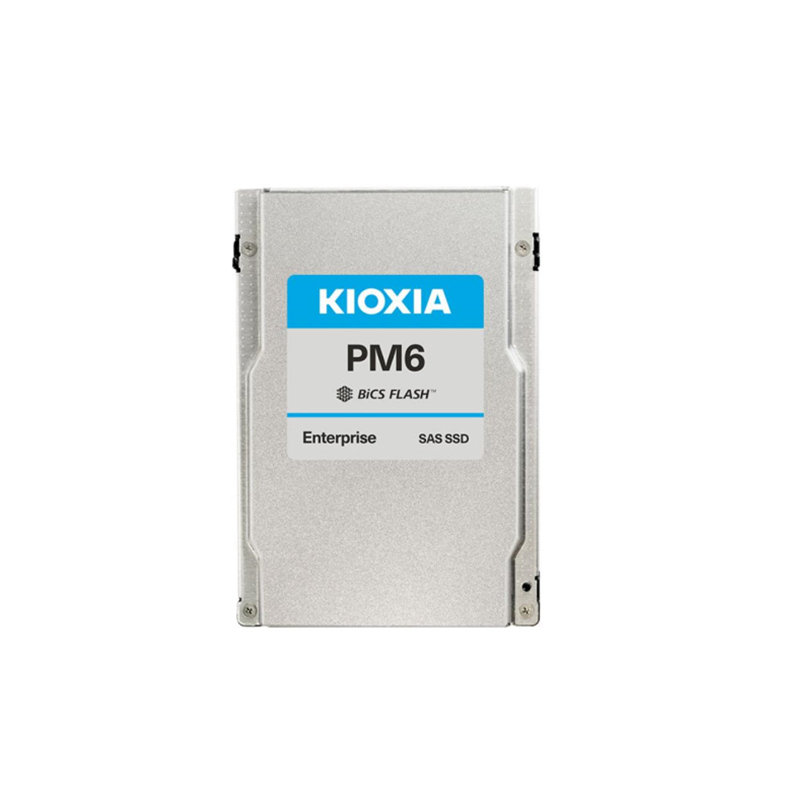 KIOXIA PM6-R Enterprise-1DWPD Read Intensive SSD 15.3TB SAS KPM61RUG15T3