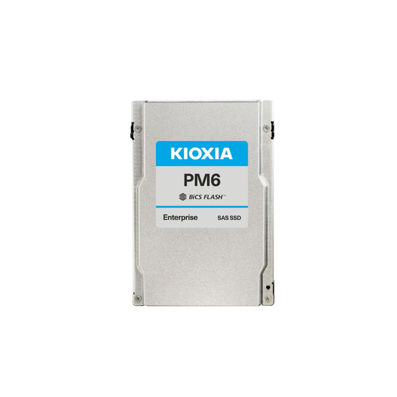 KIOXIA PM6-R Enterprise-1DWPD Read Intensive SSD 960GB, SAS KPM61RUG960G