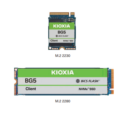 Kioxia Ssd Bg Tb Series Pcie Bics Flash D