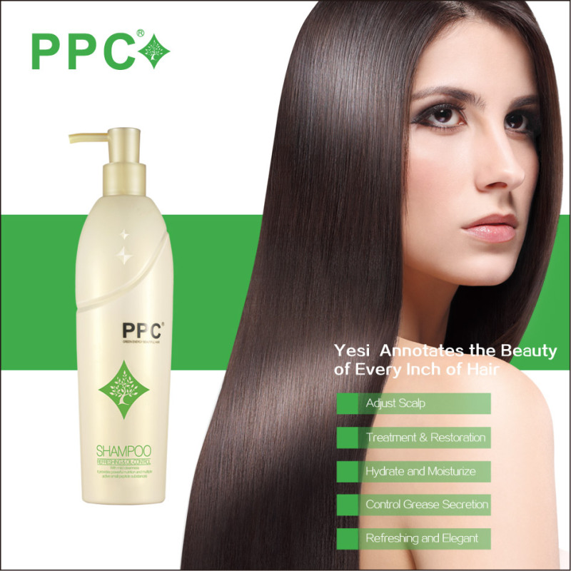 PPC refreshing&oil control hair shampoo for oily scalp and dry hair