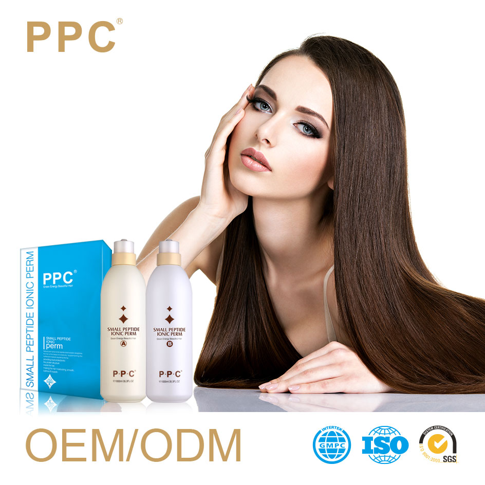 PPC small peptide ionic perm hair straightening cream