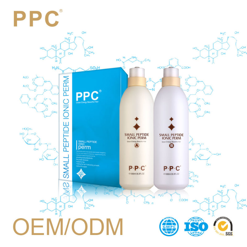 PPC small peptide ionic perm hair straightening cream
