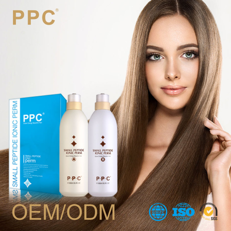 PPC small peptide ionic perm hair straightening cream