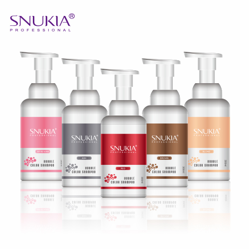 SNUKIA bubble instant hair colour shampoo