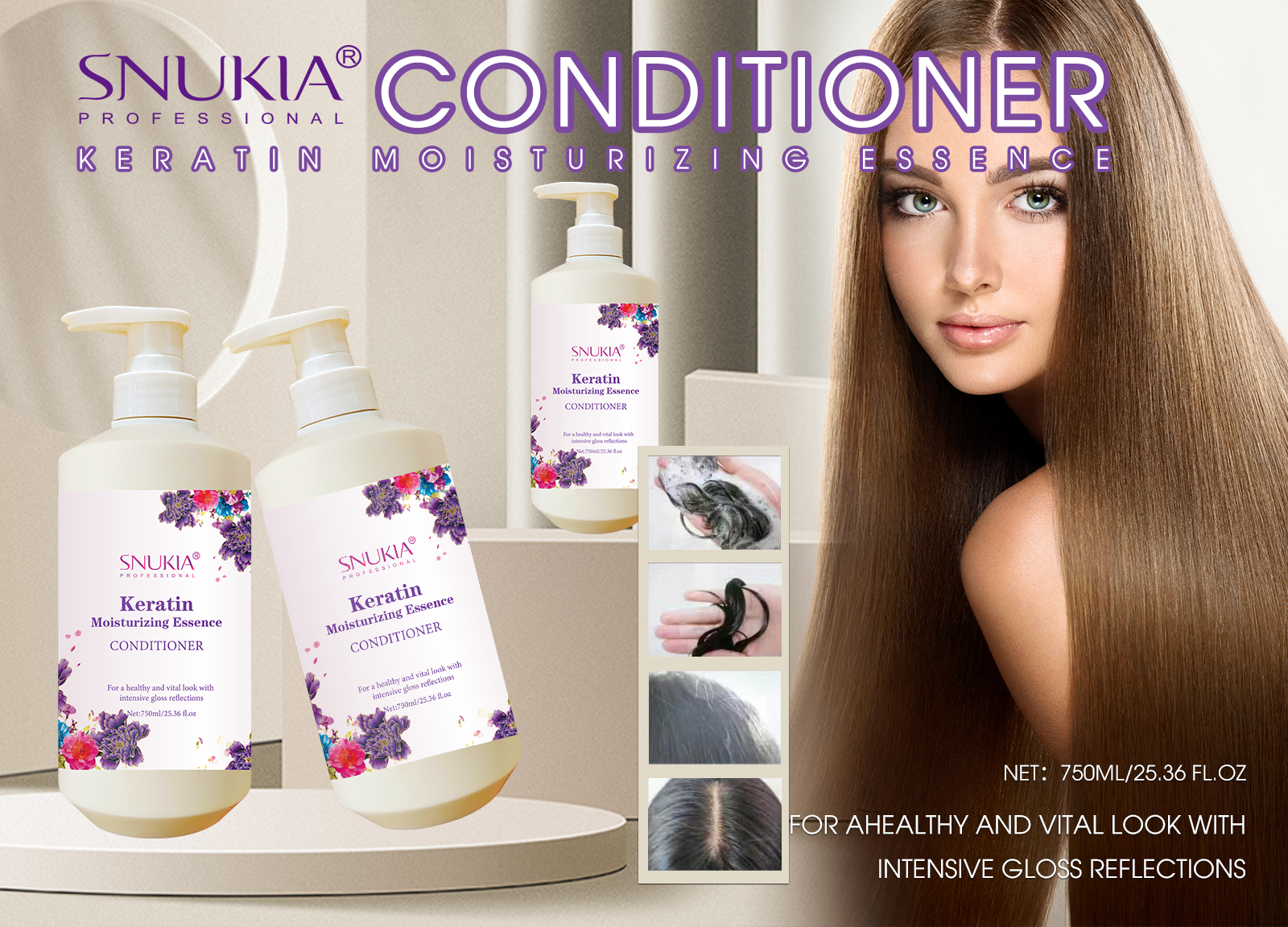 SNUKIA protein repair hair conditioner